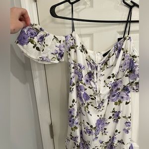 Forever 21 L Purple and White dress